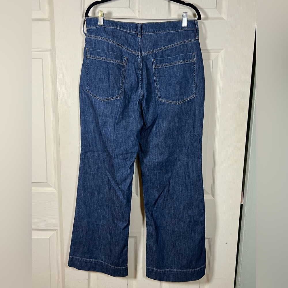 J.Crew Wide Leg Cropped Jeans - Picture 2 of 4